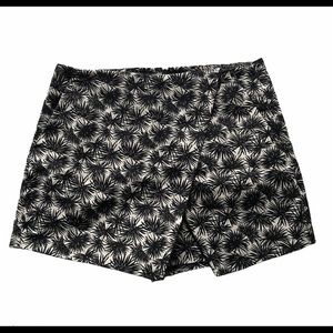 MICHAEL Michael Kors black/cream Women skirt short Sz 8